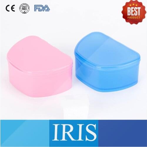 Plastic Teeth Whitening Mouth Tray box For Storage Denture Case Small Plastic Orthodontic Denture Retainer Box