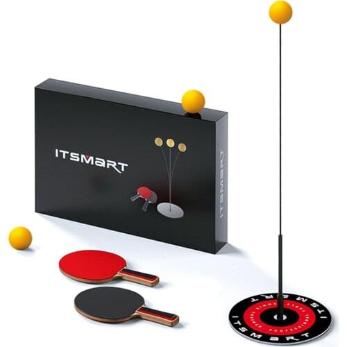 Portable Table Tennis Practice Trainer Racket Soft Shaft Training Machine Elasticity Kid Adult Ping Pong Practice Trainer