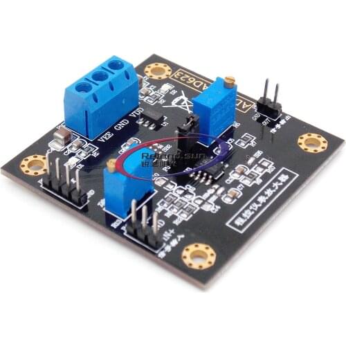 Instrument amplifier AD623 amplifier module numerical control potentiometer MCP41010 programmable amplifier