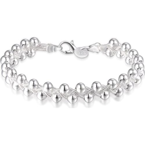 Factory direct new high quality Wedding cute silver color fashion pretty beautiful women retro Grapes bracelet LH002