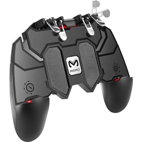 PUBG Mobile Gamepad Game Controller Joystick With Turnover Keys for FPS Gaming For IOS Android Universal 6 Fingers Playing