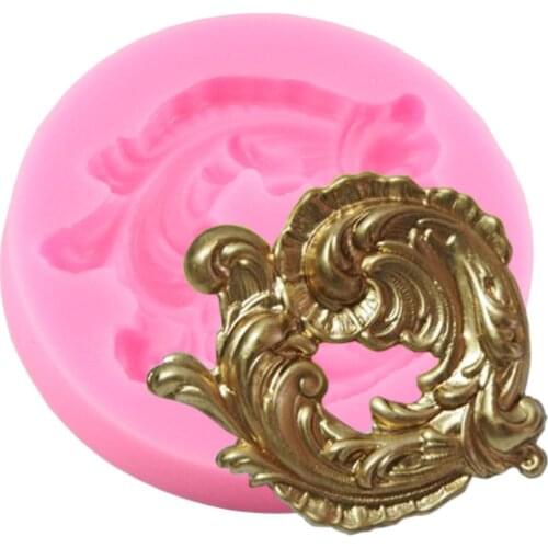 Scroll Leaves Border Silicone Mold DIY Cupcake Topper Fondant Cake Decorating Tools Polymer Clay Candy Chocolate Gumpaste Moulds