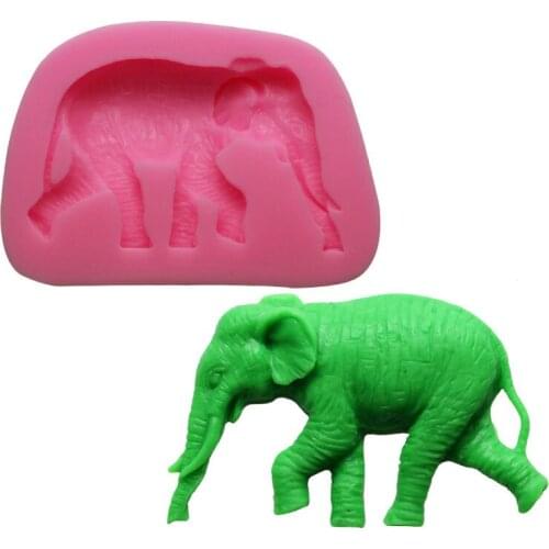 Elephant Cooking Gift 3D Silicone Mold Fondant Cake Decoration Molds