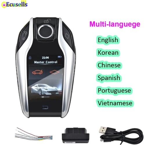 Universal Smart Remote Car Key LCD Screen for Mazda 3 6 CX-5 CX-7 MX-5 Infiniti FX35 G37 G35 QX60 Subaru Opel Suzuki Mitsubishi