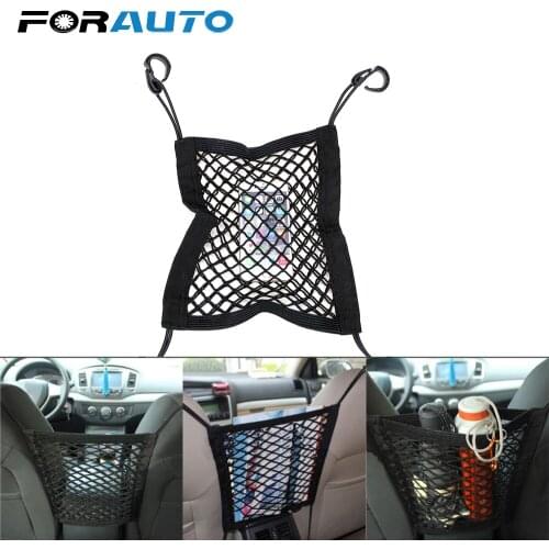 Universal Car Organizer Net Mesh Trunk goods Storage Seat Back Stowing Tidying mesh in trunk Bag Network Interior Accessories