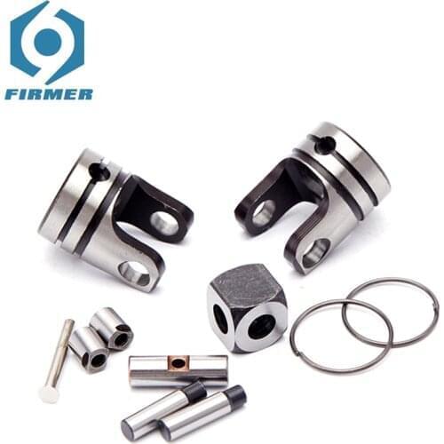 Universal Single Joint Set 6x12x31mm (IDxODxL) Universal Coupling Shaft Coupling Motor Connector DIY Adopts Metal for Shafts
