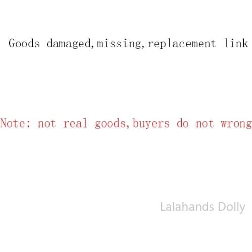 Goods leakage, replacement, damaged to the buyer to re-ship the link, not real goods, buyers do not mess