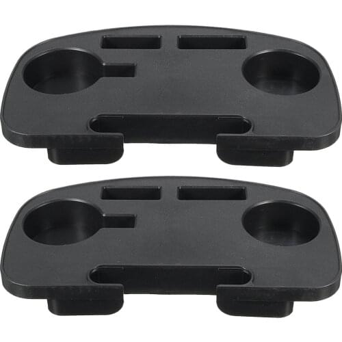 2 Pieces Clip-on Folding Reclining/Zero Gravity Chair Tray Cup Holder
