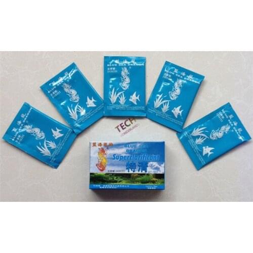 BLUE SEA DRAGON Super clarificant aquarium drugs water purification powder 5 bag/pack