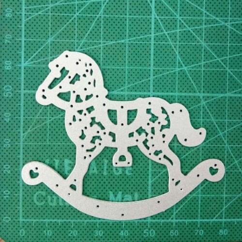 66*80mm Horse Animal Craft metal cutting dies cut die mold card frame Scrapbook paper craft knife mould blade