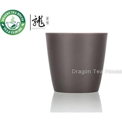 Yixing Clay Glazed Dark Brown Zisha Teacup 90ml 3.04 oz