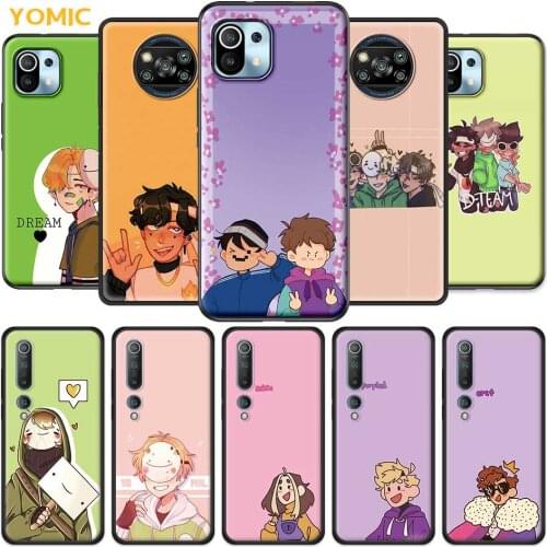 TPU Cover for Xiaomi Mi 11 Poco X3 NFC M3 10T Pro Note 10 9T CC9 9 SE A2 F1 CC9e 8 Lite Black Phone Case Dream Smp