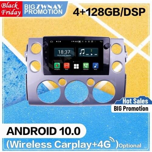 Carplay Android Screen For Toyota FJ Cruiser 2007 2008 2009 2010 2011 2012 2013 2014 2015 2016 2017 2018 Radio Audio Stereo Unit