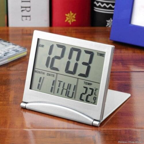 LCD Electronic Digital Temperature Clock Humidity Meter Thermometer Hygrometer Indoor Outdoor Weather Station Clock
