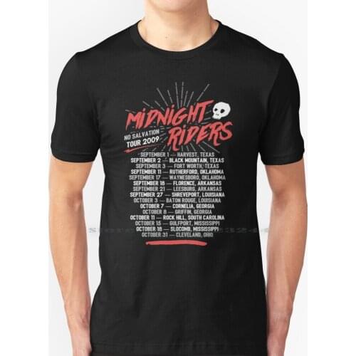 Midnight Riders-No Salvation Tour T Shirt 100% Pure Cotton Left 4 Dead L4d2 Midnight Riders Video Games Nerdy Geeky Gaming