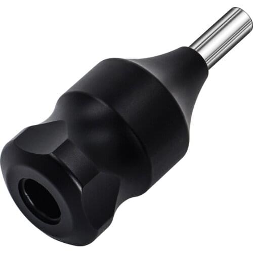 32MM Black Cartridge Grip Cartridge Needle Grip Stainless Steel Tattoo Machine Cartridge Grip Tattoo Twist Hand Tube