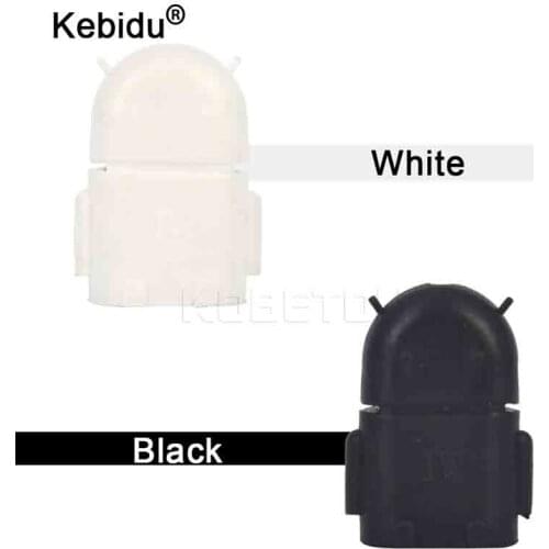 Kebidu 6pcs/lot Multi Color Robot Shape Micro USB To USB 2.0 Converter OTG Adapter For Android Tablet PC Mobile Phone wholesale