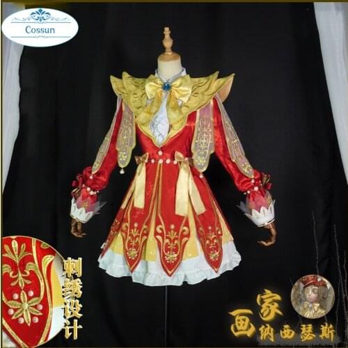 Game Identity V Edgar Painter 3rd Annicersary Dress Uniform Cosplay Costume Halloween Suit For Women Outfit 2021 NEW