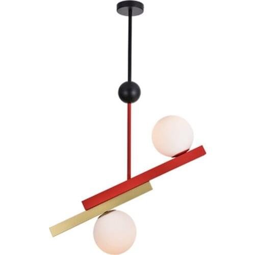 Creative art design Nordic style restaurant childrens room bedside chandelier clothing store window color decorative chandelier