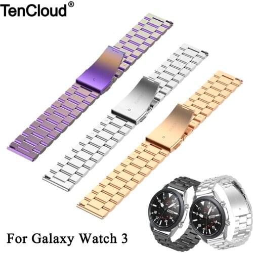 Metal Band For Samsung Galaxy Watch 3 41/45mm Replacement Strap For Samsung Galaxy Watch Active 3 Wristband 20/22 Bracelet Belt