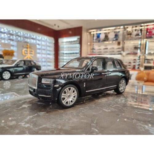 1:18 For Rolls Royce RR Cullinan Alloy Diecast Model Car Boys Girls Gifts Collection Display Ornaments Black/Black silver/Green