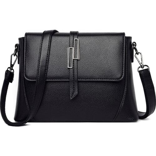 Fashion Leather Crossbody Bags Tote Quality Handbag Women Shoulder Bags Travel Top-handle Female Messenger Bags