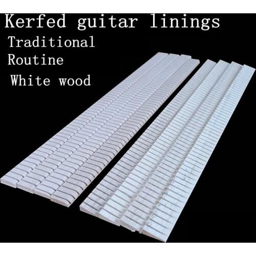 8 Pcs of Set Kerfed guitar linings Guitar Binding Strip Inside Inlay Lining Guitar Edge Trim Project Replacement Accessory 360mm
