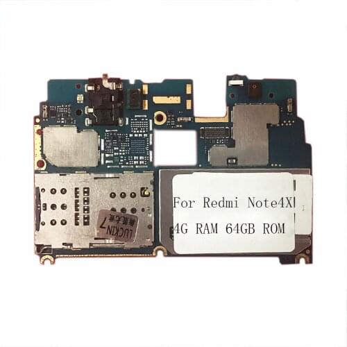 OUDINI UNLOCKED 4G RAM 64GB ROM work for Redmi Note4X motherboard 4+64 International Edition