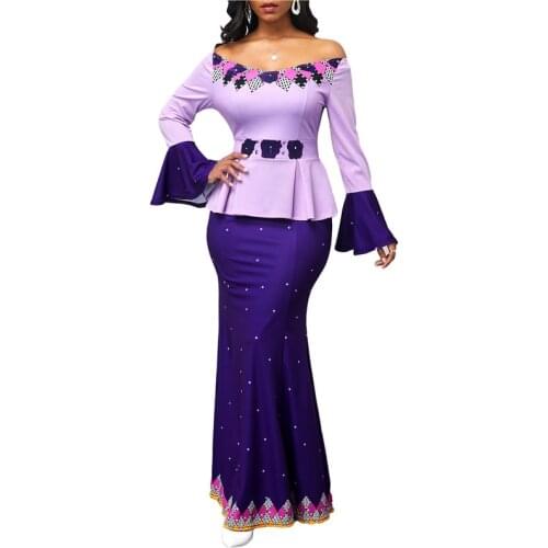 African Print Dashiki Dresses For Women 5XL Plus Size Ankara Long Dress Patchwork Ethnic African Clothes Robe Africaine Femme