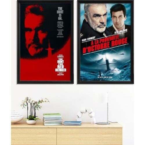 Sean Connery The League of Extraordinary Gentlemen Entrapment 3 1 2 The Hunt for Red October Poster Art Silk Room Wall Stiker