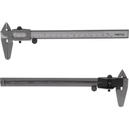 Vernier Caliper 6" 0-160mm Stainless Steel Metal Measuring Tool Gauge Micrometer