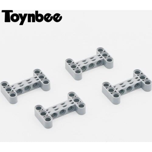 10pcs Technic Liftarm 3x5 H Shape Building Blocks Perpendicular Bracket Frame Beam 14720 Education Toys Compatible Technic Parts