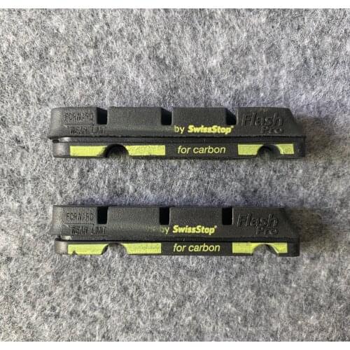 SwissStop Flash Evo Black Prince Road Bike Brake Pads compatible With Shimano 105 5800 6800 Sram Force Red Brake Pads