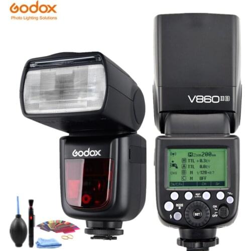 Godox Ving V860II V860II-C/N/S/F/O TTL HSS 1/8000 Speedlite Flash Li-ion Battery for Canon Nikon Sony Fuji Olympus DSLR Camera