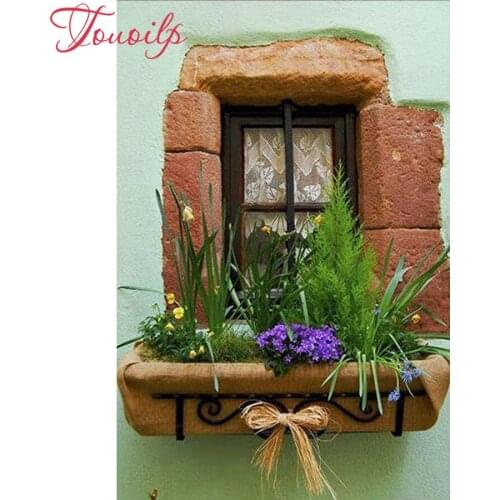 Green Door Family Decoration Diamond Embroidery 5d Diy Full Square&round ,Mosaic Diamond,Picture Rhinestone,Diamond Painting