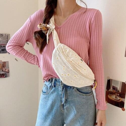 Women Canvas Shoulder Bags Embossed Daisy Design Ladies Floral Handbag Casual Tote Literary Books Bag Shopping Bag For Girls