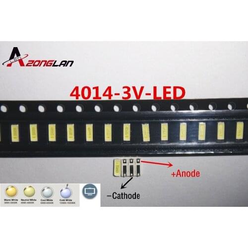 200PCS JUFEI LED LED Backlight 0.3W 3V 4014 Cool white 90MA LCD Backlight for TV TV Application 01.JT.CB414BF-BC