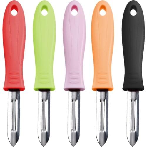 Antislip Fruit Vegetable Potato Peeler Knife Slicer Peel Blade Tool For Kitchen