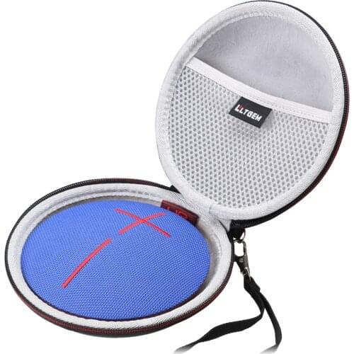 LTGEM PU Case for Ultimate Ears UE ROLL 360 or UE Roll 2 Bluetooth Speaker Fits Power Adaptoer and USB Cable Together