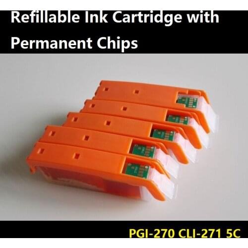 INK WAY PGI-270 CLI-271 Ink Cartridge With ARC Chip For Canon PIXMA MG5720 MG5721 MG5722 MG6820 MG6821 MG6822 Printer