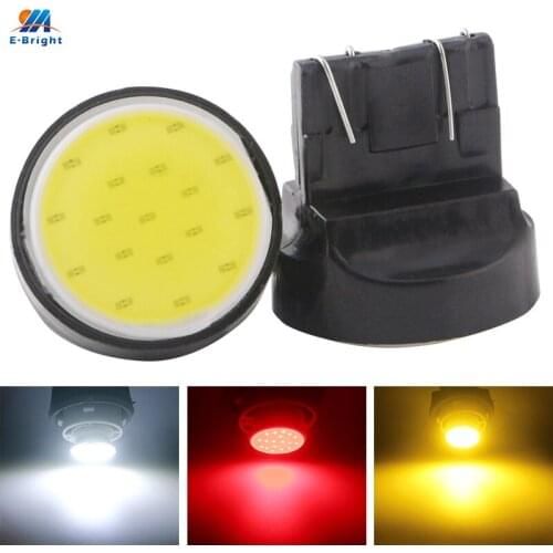 10PCS T20 7440 w21w 7441 992 COB Chips 18 SMD W21/5W 7443 7444NA Car Turn Signal Rear Tail Lights White Red Amber 12V Brake Lamp