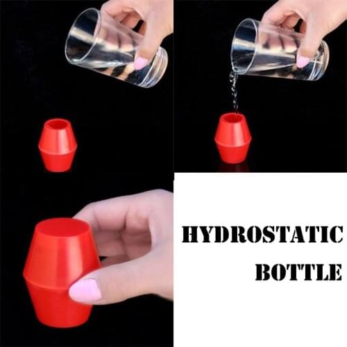 Hydrostatic Bottle Magic Tricks Stage Close Up Magia Mentalism Illusions Gimmick Prop Liquid Remains in Bottle Magie Classic Toy