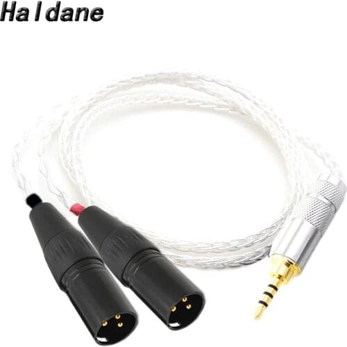 Haldane HIFI 2.5mm TRRS Balanced Male to 2 XLR Male Cable Hi-End Cable for Astell&Kern AK100II AK120II AK240 AK380 AK320 DP-X