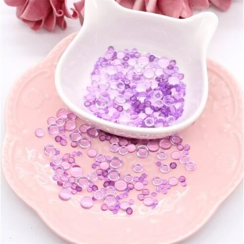 350pcs Purple Simulation Dewdrop Waterdrop Droplets Stones for DIY Paper Craft Card Making Decor Accessories Scrapbooking
