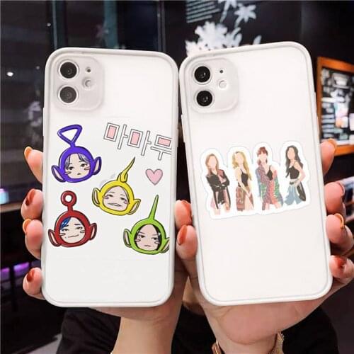 Korean Wave Mamamoo Kpop Phone Case For iPhone 12 11 Mini Pro XR XS Max 7 8 Plus X Matte transparent White Cover