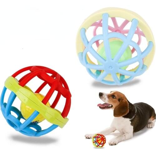 Creative New Products Pet Cats and Dogs Toys Molar Toys Resistant To Biting and Boring Hollow Sounding Bell Ball Pet Products