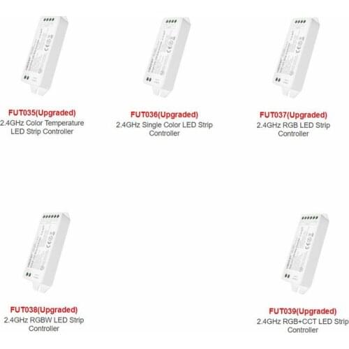 Miboxer DC12-24V 2.4GHz FUT035 Color Temperature FUT036 Single Color FUT037 RGB FUT038 RGBW FUT039 RGBCCT LED Strip Controller