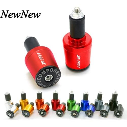 Motorcycle Parts CNC 7/8"22MM Handlebar Grips Handle Bar Cap End Plugs For KYMCO XCITING 250 300 350 400 400S 500