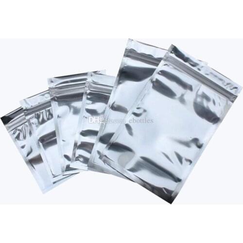 New Aluminum Foil Clear Resealable Valve Zipper Plastic Retail Packaging Packing Bag Zip Lock Mylar Bag Ziplock Package Pouches