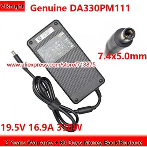 Genuine DA330PM111 19.5V 16.9A AC Adapter ADP-330AB B for DELL Alienware M18X R1 R2 0XM3C3 XM3C3 330W Laptop Power Supply